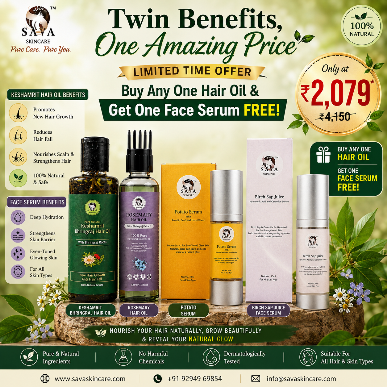 Twin Benefits, One Amazing Price